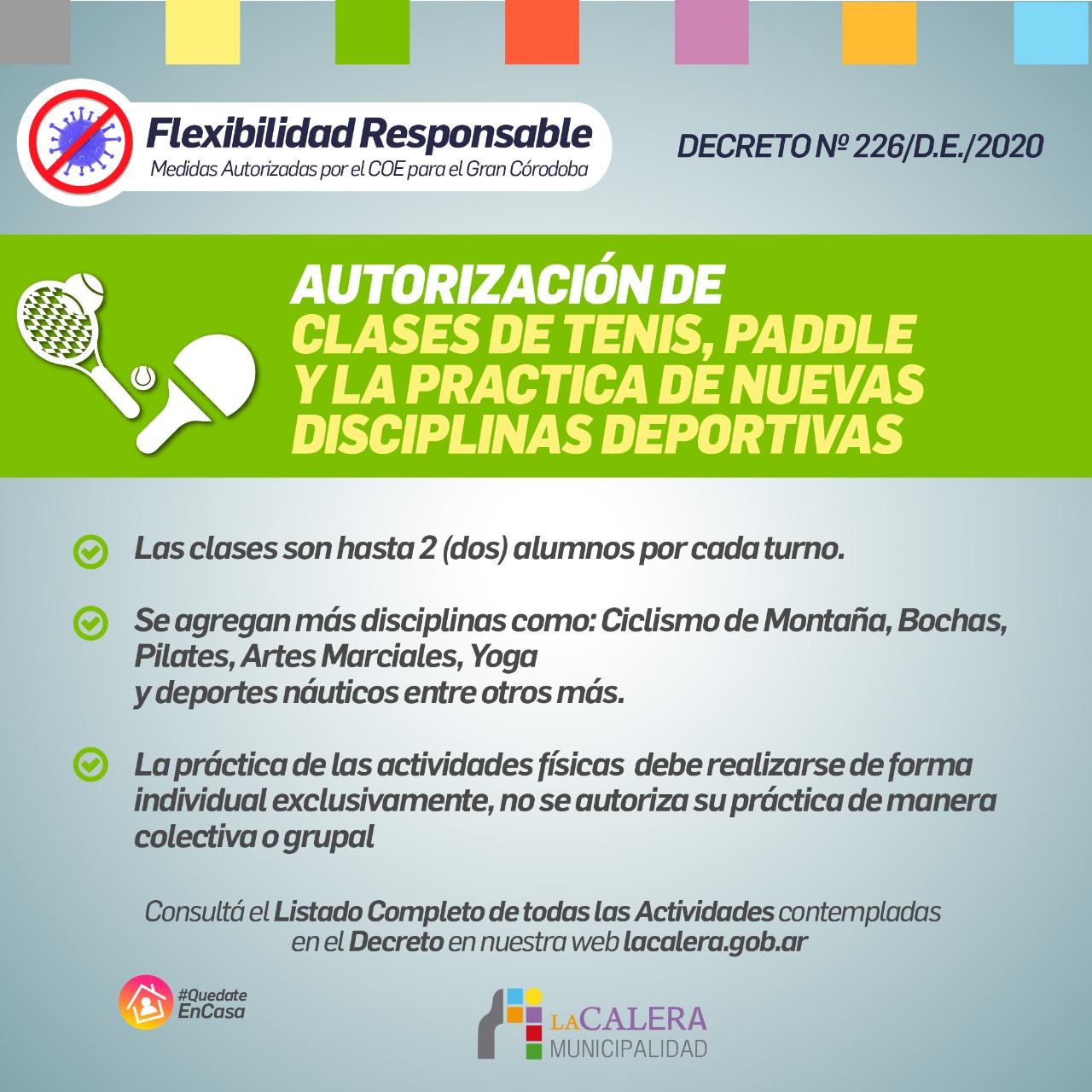 MAS FLEXIBILIDAD, Nuevas Actividades Liberadas
