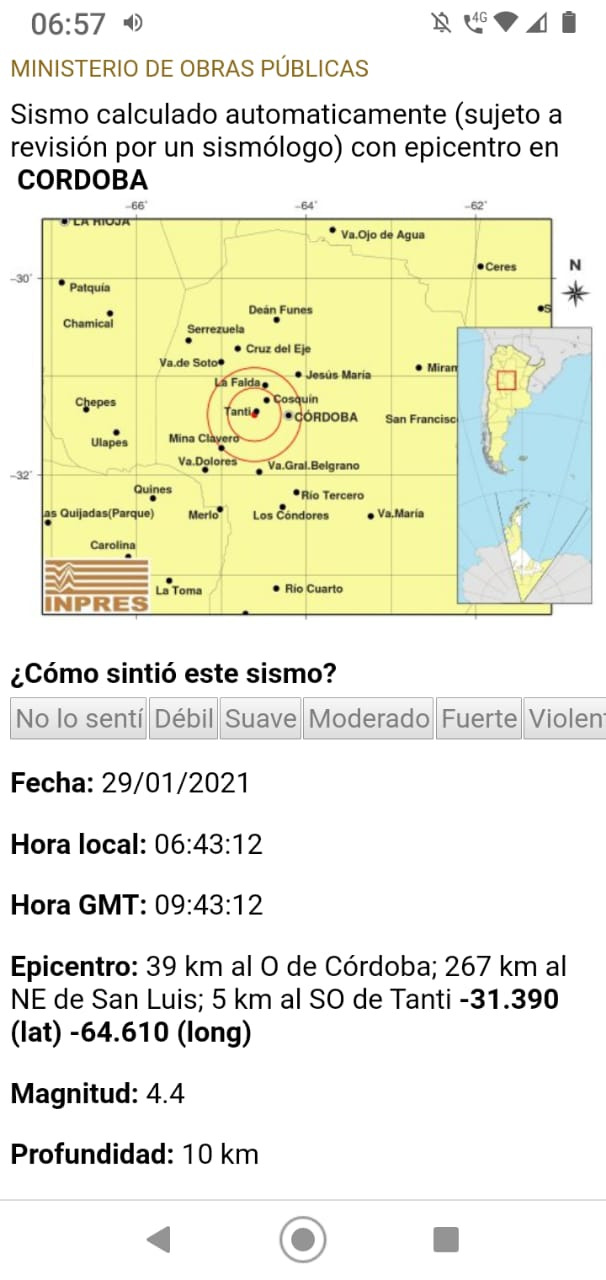 ¡TEMBLOR! – OLA DE ROBOS EN SIERRAS CHICAS – ¿QUE PASA CON LAS ESCUELAS, EMPIEZAN O NO LAS CLASES?