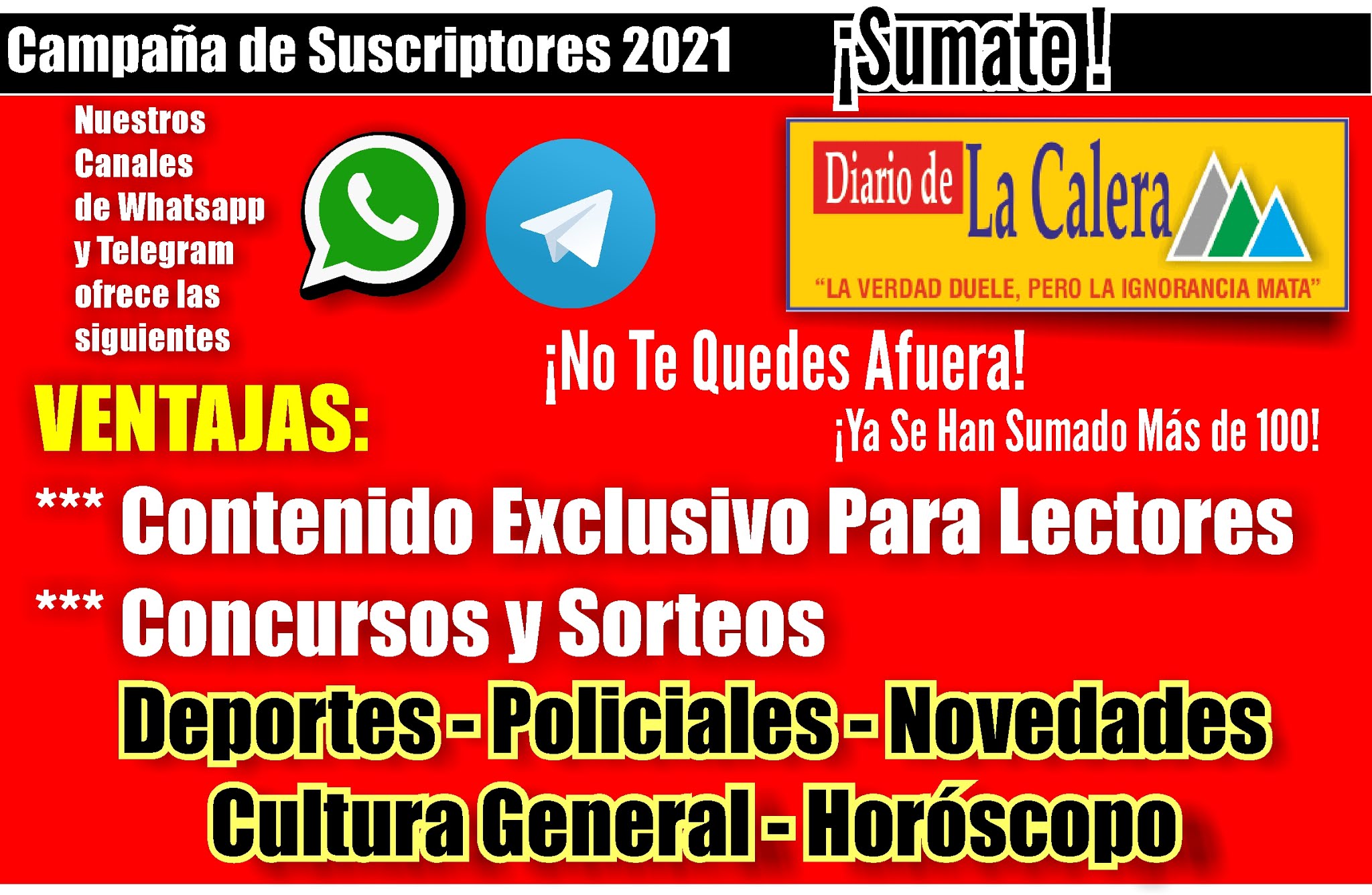 CAMPAÑA DE SUSCRIPTORES 2021